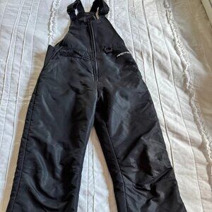 Arctix Youth Medium Snow Bibs Black Insulated Adjustable Winter Ski Snowboard